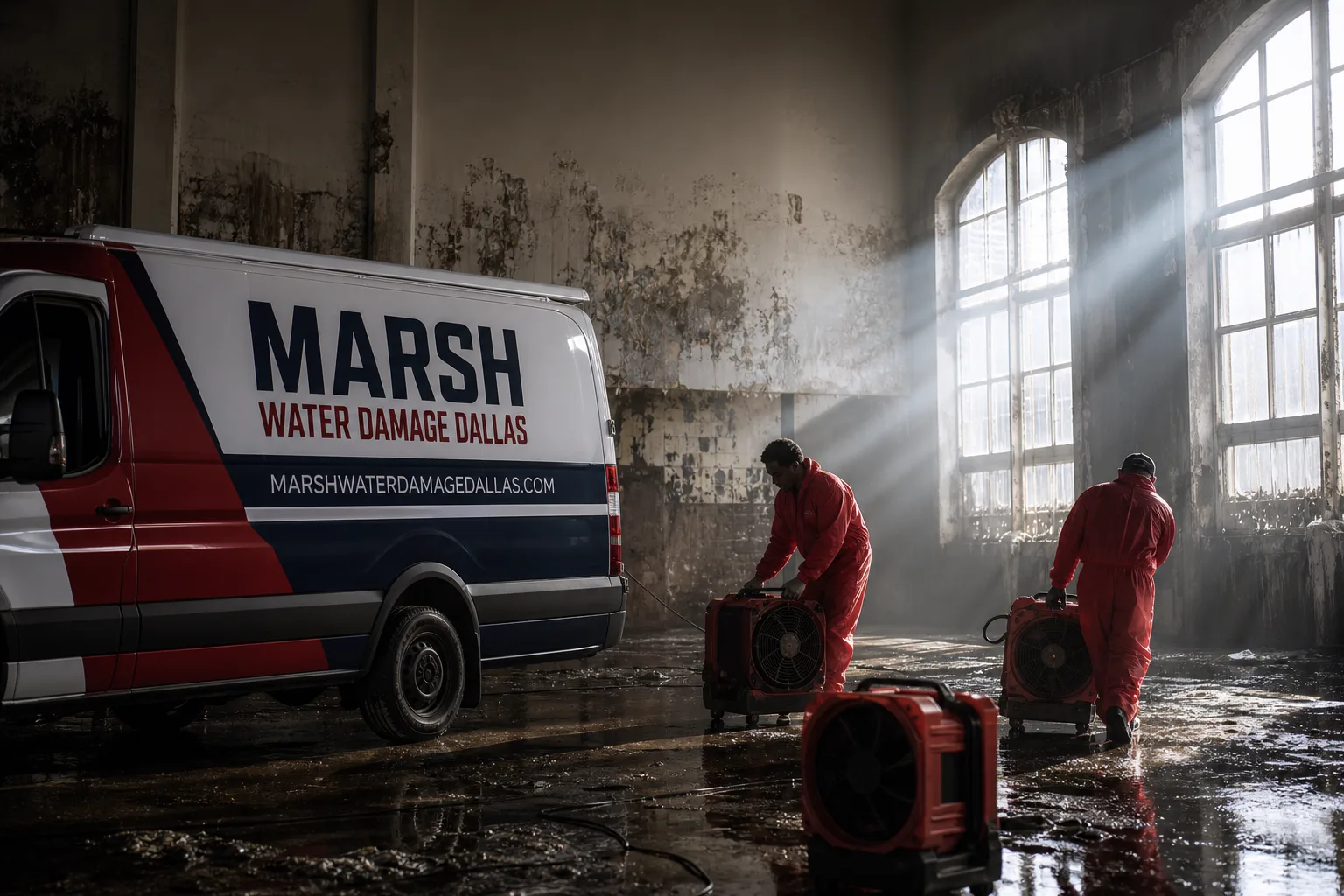 Marsh Water Damage Dallas damage restoration team