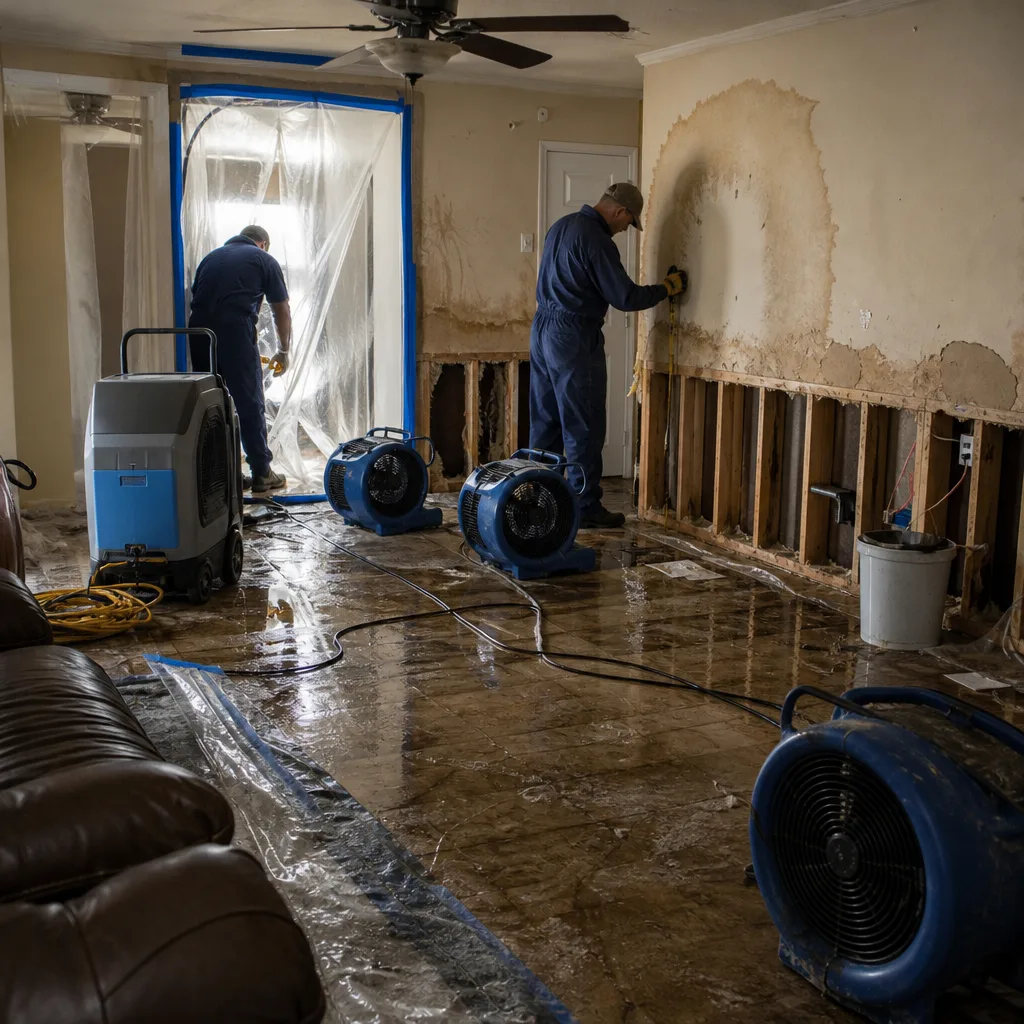 Storm Damage Restoration in Grapevine